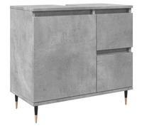 VidaXL 857222 miroir de salle de bain et armoire de rangement pour évier Gris