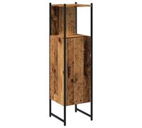 VidaXL 857706 miroir de salle de bain et armoire de rangement pour évier Bois