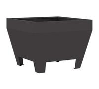 VidaXL 858942 cheminée Noir