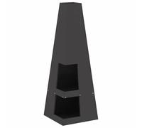 VidaXL 858946 cheminée Noir Noir