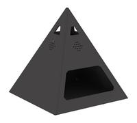 Vidaxl 858952 Cheminée Noir Noir