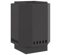 VidaXL 858978 cheminée Noir