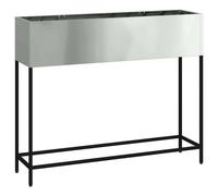 Vidaxl 865881 Pot À Fleurs Acier Galvanisé Argent Argent