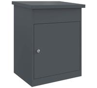 VidaXL 874942 boîte aux lettres Anthracite Acier
