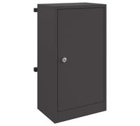 VidaXL 874947 boîte aux lettres Noir Acier