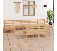 Vidaxl Salon De Jardin 9 Pcs Bois De Pin Massif