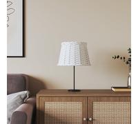 Vidaxl Abat-Jour Blanc Ø25x17 Cm Osier