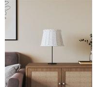 Abat-jour blanc Ø25x17 cm osier 364382