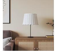 vidaXL Abat-jour Ø40x26 cm en osier blanc – Pour lampe de table, suspendue ou chevet