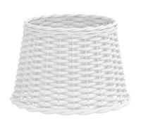 vidaXL Abat-jour blanc Ø40x26 cm osier, abat-jour de lampe de table, abat-jour de lampe suspendue, abat-jour blanc, abat-jour de lampe de chevet