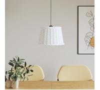 vidaXL Abat-jour de plafonnier 364369 Ø40×26 cm osier blanc