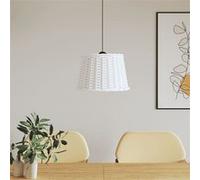 Vidaxl Abat-Jour De Plafonnier Blanc Ø40x26 Cm Osier Blanc