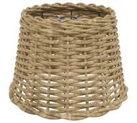 vidaXL Abat-jour de plafonnier en osier marron Ø30x20 cm 364375