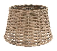 vidaXL Abat-jour de plafonnier en osier marron Ø38 x 23 cm 364376