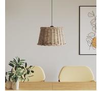 vidaXL Abat-jour de plafonnier marron Ø45x28 cm osier 364378