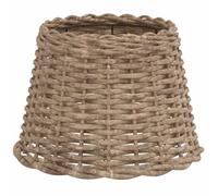 vidaXL Abat-Jour Marron Ø30x20 cm Osier, Abat-Jour de Lampe de Table, Abat-Jour de Lampe Suspendue, Abat-Jour Marron, Abat-Jour de Lampe de Chevet