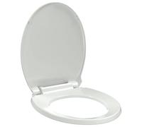 vidaXL Abattant WC Fermeture Douceur Blanc Ovale Salle de Bain Siège Toilette