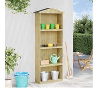 vidaXL Abri à outils de jardin 87x33x222 cm Bois de pin imprégné 318190