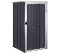 vidaXL Abri à outils de jardin Remise de stockage Anthracite 88x89x161 cm Acier galvanisé