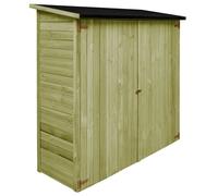 vidaXL Abri à outils de jardin Pinède imprégnée 182x76x175 cm