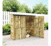 Abri à outils de jardin Pinède imprégnée 182x76x175 cm