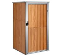 Vidaxl Abri À Outils De Jardin Marron 88x89x161 Cm Acier Galvanisé Marron