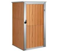 vidaXL Abri à Outils de Jardin Remise de Stockage Organisateur d'Outils Cabane de Rangement Extérieur Marron 88x89x161 cm 316208