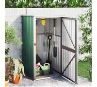 vidaXL Abri à outils de jardin vert 88x89x161 cm acier galvanisé, remise à outils de jardin, abri à outils de jardin, 316205