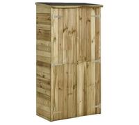 vidaXL Abri à outils pour jardin Pin 85 x 48 x 177 cm