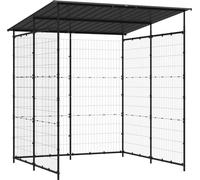 vidaXL Abri à vélos 190x190x222 cm Acier noir