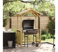 vidaXL Abri de barbecue 133.5x63x200 cm Bois traité pin
