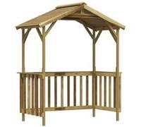 vidaXL Abri de barbecue 163,5 × 93 × 210 cm Bois de pin imprégné