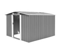 Abri De Jardin 257 X 298 X 178 Cm Métal Gris Gris