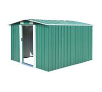 vidaXL Abri de jardin 257x298x178 cm Métal Vert 143340