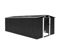 vidaXL Abri de jardin 143350 - 257x489x181 cm - Métal Anthracite