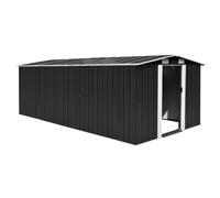 vidaXL Abri de jardin 257x489x181 cm Métal Anthracite 143350