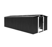 vidaXL Abri de jardin 257x580x181 cm Métal Anthracite