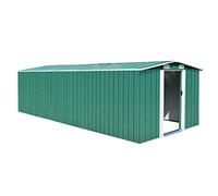 vidaXL Abri de jardin 257x580x181 cm Métal Vert 143352