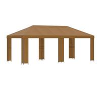 vidaXL Abri de Jardin 6 x 3 m Beige Polyester et Acier 190, Jardin et Terrasse, Salon Extérieur, Ombre d'Été, Gazebo d'Événements, Tente Indus pour Patio Confortable