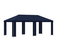 vidaXL Abri de Jardin 6 x 3 m Bleu Polyester et Acier 190, Jardin et Terrasse, Salon Extérieur, Ombre d'Été, Gazebo d'Événements, Tente Indus pour Patio Confortable