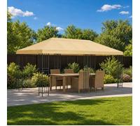 vidaXL Abri de jardin 6 x 3 m Crème Polyester et Acier 190 gsm 3375983