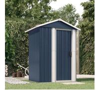 vidaXL Abri de jardin Anthracite 126x97,5x177 cm Acier galvanisé, rangement de jardin pour les outils, rangement pour outils 316235