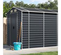 Vidaxl Abri De Jardin Anthracite 191x980x198 Cm Acier Galvanisé Gris