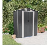 vidaXL Abri de jardin Anthracite 192x108x223 cm Acier galvanisé, rangement de jardin pour les outils, rangement pour outils 319271