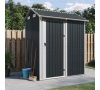 vidaXL Abri de jardin anthracite 192x152,5x237 cm acier galvanisé