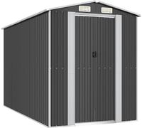 Vidaxl Abri De Jardin Anthracite 192x440x223 Cm Acier Galvanisé