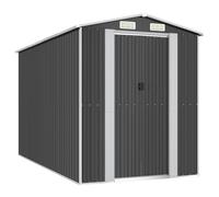 Abri de Jardin Anthracite 192x274x223 cm Acier Galvanisé Stockage vidaXL