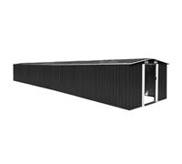 Abri de jardin Anthracite 257x990x181 cm Acier galvanisé