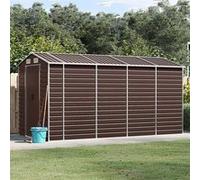 Abri de Jardin, Cabane à Outils avec Poignées, Remise à Outils avec Toit Inclinable, Abri de Rangement Terrasse, 3188267