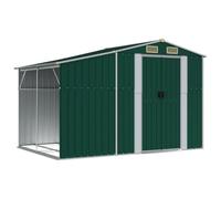 Vidaxl Abri De Jardin Vert 277x192,5x179 Cm Acier Galvanisé